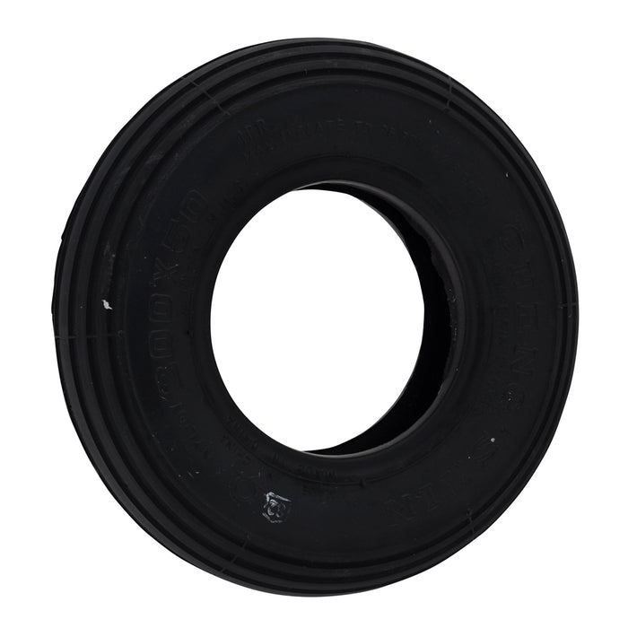 200 x 50 Rib Pattern Black Tyre