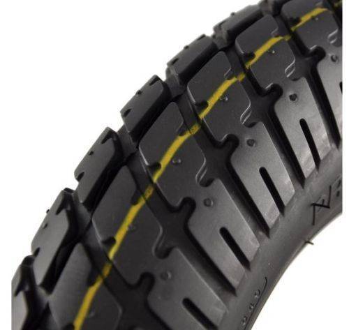250 x 8 Primo Block Pattern Infilled Solid Tyre Black - discountscooters.co.uk