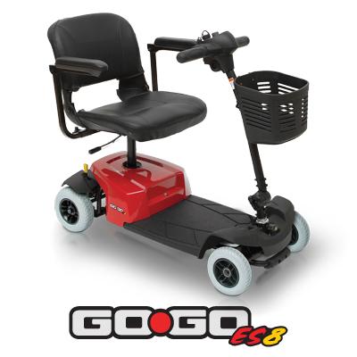 Pride Mobility Go Go ES8 scooter spares and accessories