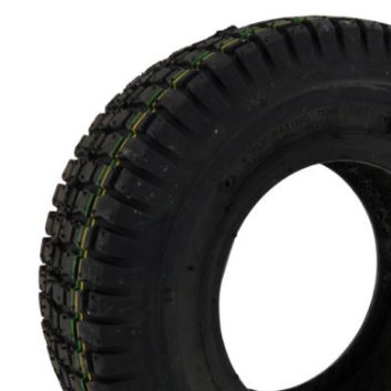 13/500 x 6 Block Turf Black Tyre Solid Infilled