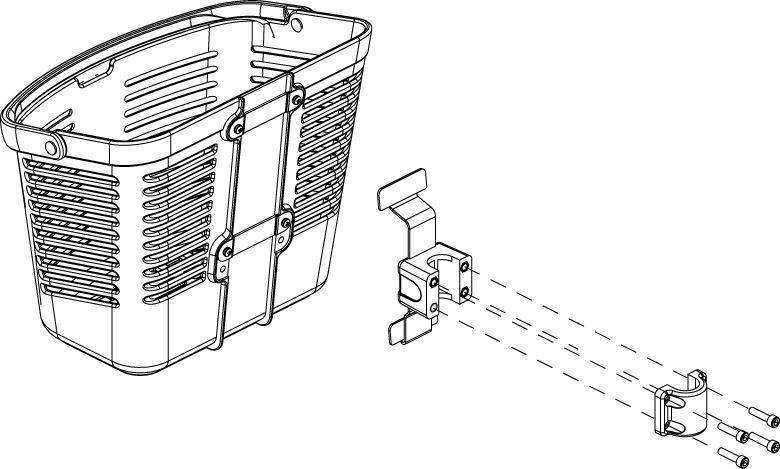 Front Basket for Pride Revo 2