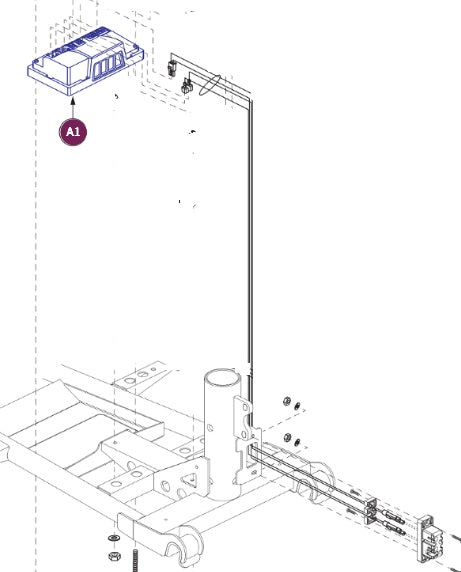 Controller To Motor Connector Loom Pride Elite Traveller 2