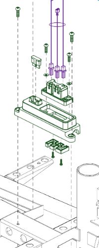 Battery Connector Block Go Go Elite Traveller LX &amp; Apex Rapid Mobility Scooters