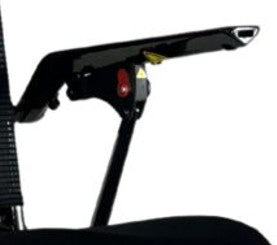 Pride Jazzy Carbon Left Armrest Assembly