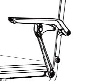 Pride Jazzy Carbon Left Armrest Assembly