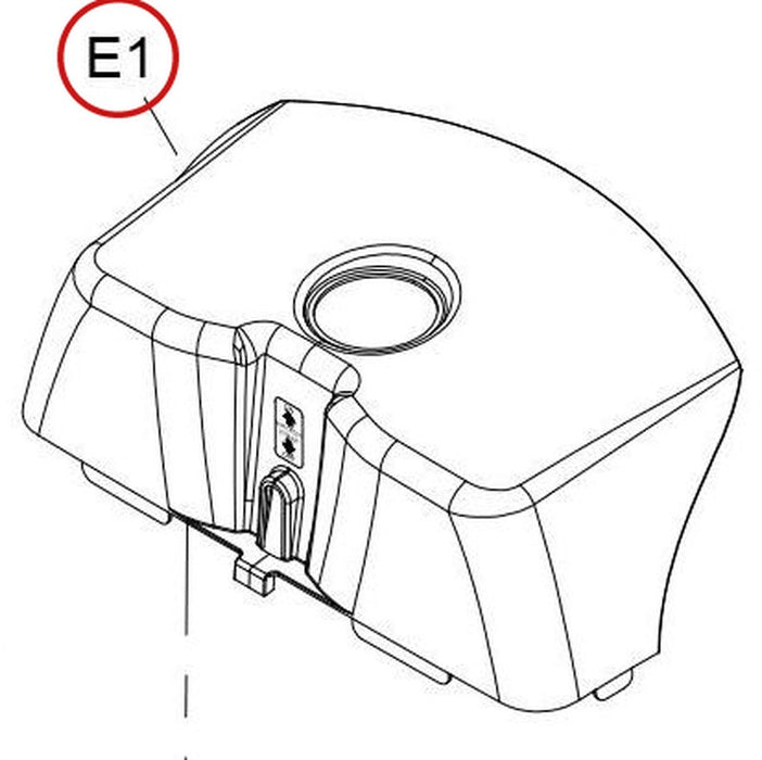 Battery cover assy FreeRider FR1 Mobility Scooter
