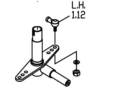 LH Track Rod End Electric Mobility Pioneer 329LE Moility Scooter