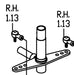 RH Track Rod End Electric Mobility Pioneer 329LE  Mobility Scooter