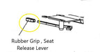 Rubber Grip for Seat Swivel lever for ROMA S120 Dallas and S135 Denver Mobility Scooter
