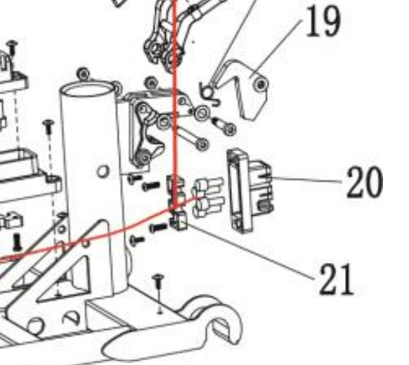 Roma Dallas & Denver Rear Chassis Connector Block