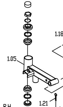 Right Side Suspension Arm Rascal Pioneer