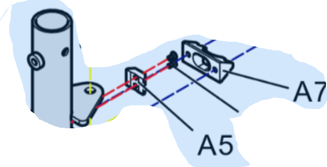 Astrolite Rear Release Frame Block kit