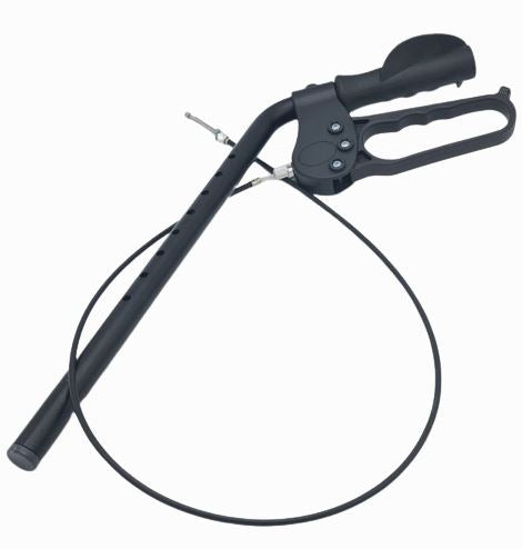 Hand grip with brake and cable for 4 wheeled rollator Right Hand Side
