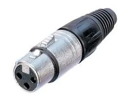 Three Pin Female  Plug std xlr cable connector