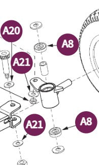 King Pin Bearing Go Go Elite Traveller