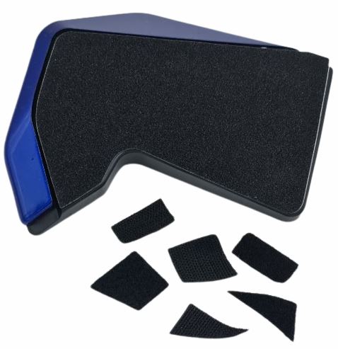 Front Left  Footrest  shell for  Devilbiss AutoFold Mobility Scooter Blue