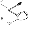Left Rear Indicator Light Shoprider Girona