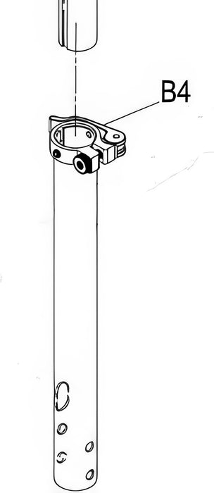 Freerider Luggie Mobility Scooter Tiller Clamp Large