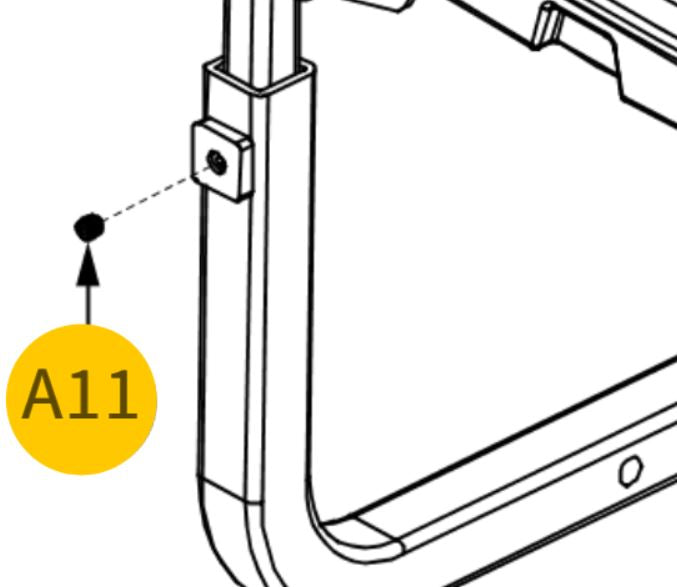 Pride Mobility Arm Rest  set screw M8