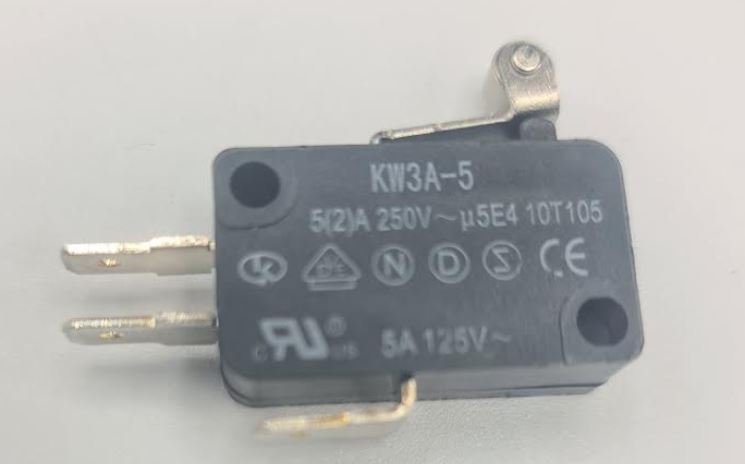 Microswitch Lever Operated 12mm Roller