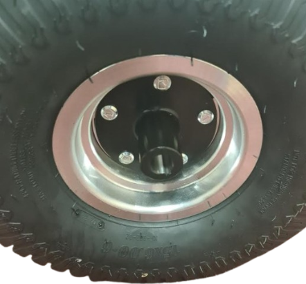 Replacement wheel complete 15 x 6.00-6 Tubeless Tyre Pride Ranger Mobility Scooter