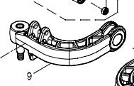 Right Front Axle Assembly Shoprider Traveso