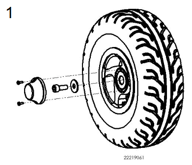 Front Right Wheel Assembly Sterling S410