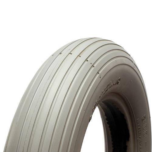 200 x 50 Infilled Solid Rib Tyre Grey - discountscooters.co.uk
