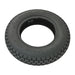 250 - 6 (10x2) Solid Infilled Block Pattern Tyre Grey - discountscooters.co.uk