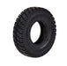 280/250 x 4 Block Pattern Solid Tyre Black