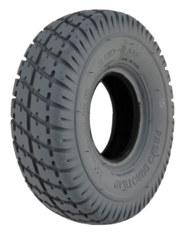3.00-4 (10 x 3) Primo Durotrap Block Pattern Grey Tyre