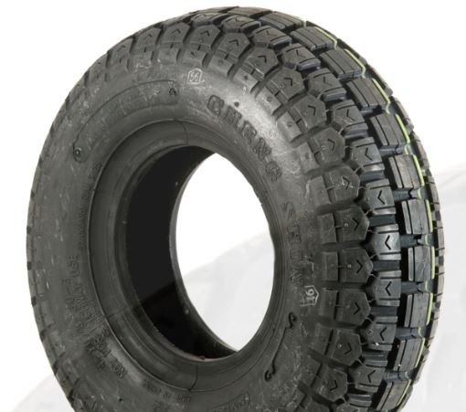 410/350 x 5 Innova Block Pattern Black Tyre