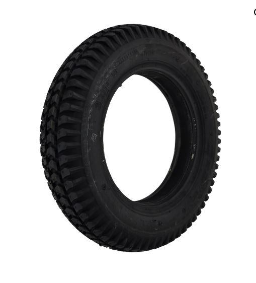 300 x 8 Infilled Block Pattern Tyre Black - discountscooters.co.uk