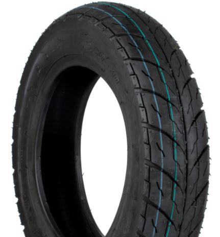 350 x 10 (10 x 3.5)  Block Pattern Pneumatic Tyre Black - discountscooters.co.uk