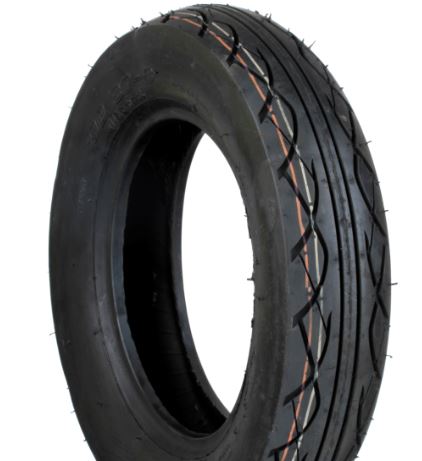 14 x 3.50 -8 / 90/80-8 Directional Tread Black Tyre