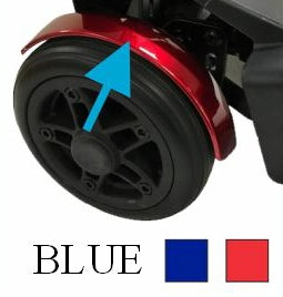 Blue Mudguard Front Left Drive Devilbiss Auto Folding Mobility Scooter
