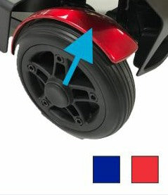 Right Front Red Mudguard Drive Devilbiss Auto Folding Scooter