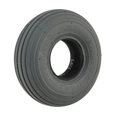 260 x 85 (3.00-4) Solid Infilled Rib Tyre Grey - discountscooters.co.uk