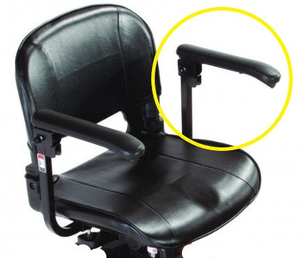 Left Hand Armrest for Rascal Veo Mobility Scooter