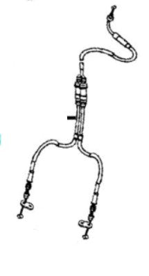 Genuine Kymco Parking Brake Cable For Maxxer & MXU 250/300 - 43450-LEC1-E00