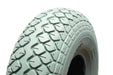 410/350 x 5 Diamond Block Tyre Grey - discountscooters.co.uk