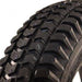 410/350 X 5 Heavy Block Pattern Solid Infilled tyre Black - discountscooters.co.uk