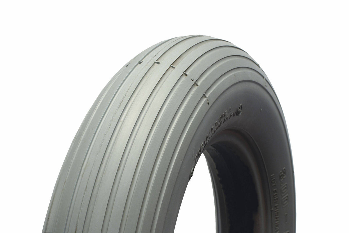 Tyre Rib Pattern 28 280/250 x 4 Rib Pattern Grey Tyre — Discount Scooters (Mobility Spares)