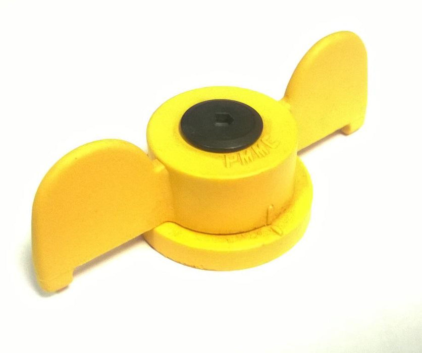 Yellow Battery Clamp Knob Cameo / Ultralite 480 / Little Gem - discountscooters.co.uk