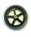 Castor Wheel 5 spoke 200 x 25 - discountscooters.co.uk