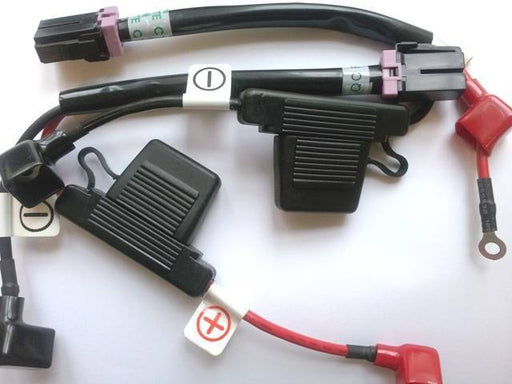 Fused Battery Lead Set for Shoprider Cadiz Scooter - discountscooters.co.uk