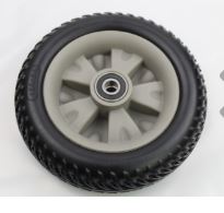 Front Wheel for One Rehab Silver wheel (Black Tyre) 190 x 54