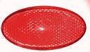 Reflector Red Oval Large - discountscooters.co.uk