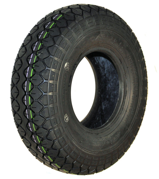 410/350 x 5 Diamond Block Pattern Tyre Black - discountscooters.co.uk