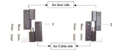 Shoprider Cabin Traveso Door Hinge Right - discountscooters.co.uk
